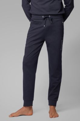 hugo boss lounge tracksuit grey