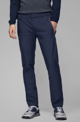 slim fit site trousers