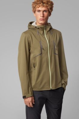 water repellent hoodie