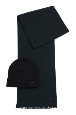 hugo boss scarf and gloves set