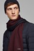 Hat and scarf set in cashmere-touch wool, Dark Red