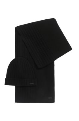 hugo boss hat and scarf set