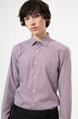 structure slim fit shirt