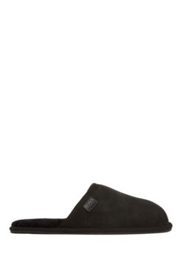 hugo boss suede loafers