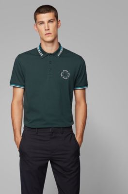 hugo boss pique polo