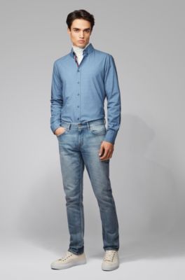 camisa hugo boss slim fit