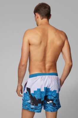 hugo boss mens bathing suit