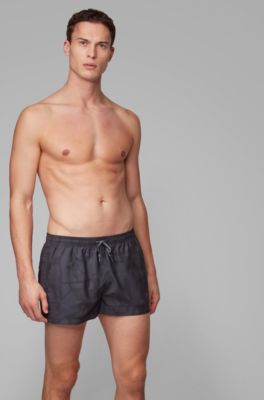 mens swim shorts boss