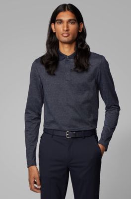 hugo boss mercerised cotton polo