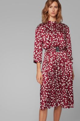 hugo boss polka dot dress