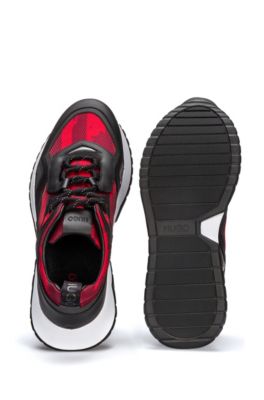 hugo boss trainers red