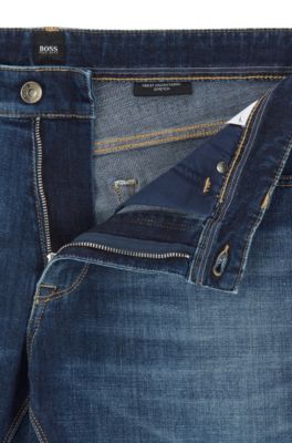 Regular-fit jeans in Italian cashmere 