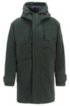 Relaxed-fit jacket in waxed fabric with PrimaLoft&reg; filling, Green