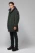 Relaxed-fit jacket in waxed fabric with PrimaLoft&reg; filling, Green
