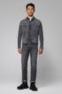 Regular-fit jacket in grey super-stretch denim, Grey