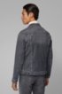 Regular-fit jacket in grey super-stretch denim, Grey