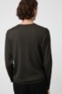 Slim-fit sweater in a merino-wool blend, Dark Green