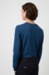 Slim-fit sweater in a merino-wool blend, Dark Blue