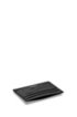 Leather card holder and metal money clip gift set, Black