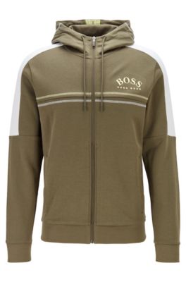 green hugo boss hoodie