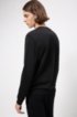 Regular-fit sweatshirt with new-season reversed logo, Black