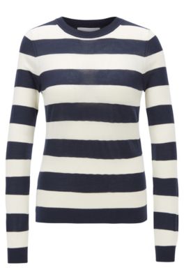 hugo boss striped sweater