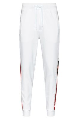 white hugo boss tracksuit