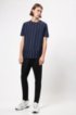Relaxed-fit cotton T-shirt with mixed stripes, Patterned