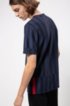 Relaxed-fit cotton T-shirt with mixed stripes, Patterned
