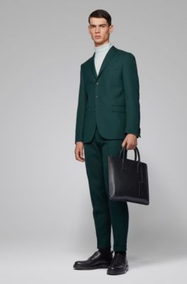hugo boss green suit