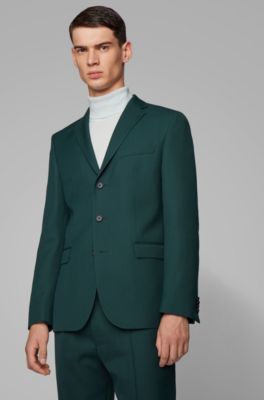 hugo boss green suit