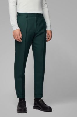 hugo boss green suit