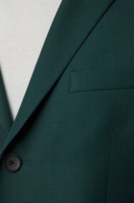 hugo boss green suit