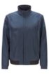 Zip-through jacket in water-repellent two-layer fabric, Dark Blue