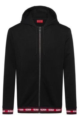 mens black hugo boss hoodie