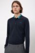 Regular-fit polo shirt in cotton piqu&eacute;, Dark Blue