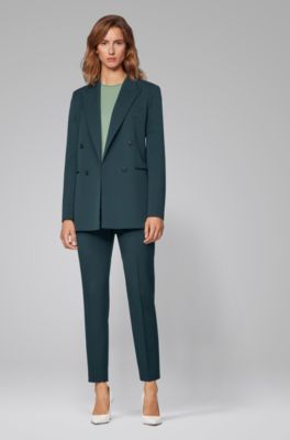 hugo boss green suit