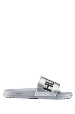 hugo boss sliders white
