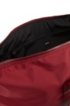 Logo holdall in structured nylon with detachable strap, Dark Red