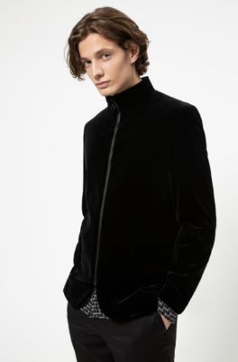 hugo boss velvet jacket