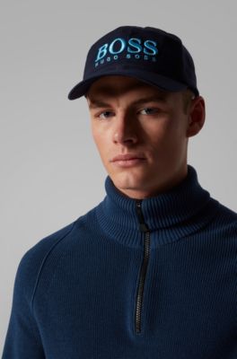 blue hugo boss cap