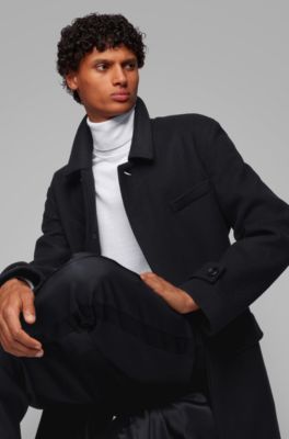 hugo boss men's wool coat