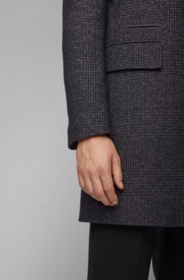 hugo boss crombie coat