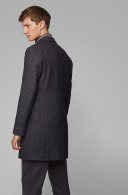 hugo boss crombie coat