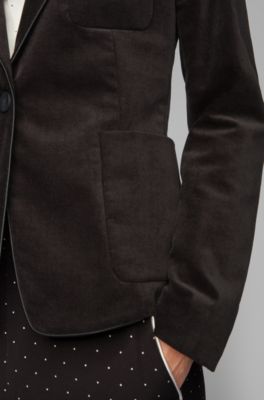 hugo boss velvet jacket