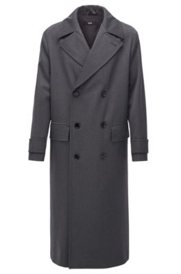 hugo boss mens wool coat