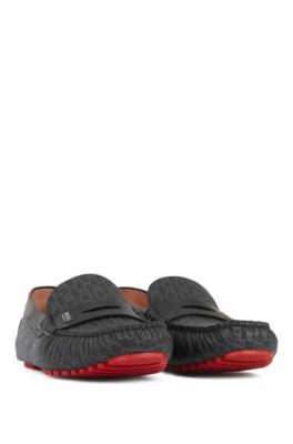 hugo boss driver moccasin