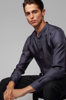 hugo boss silk shirt