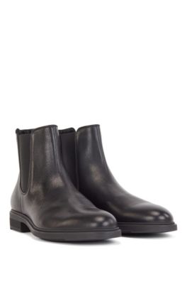 BOSS - Italian-made Chelsea boots in 