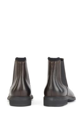 hugo boss leather boots